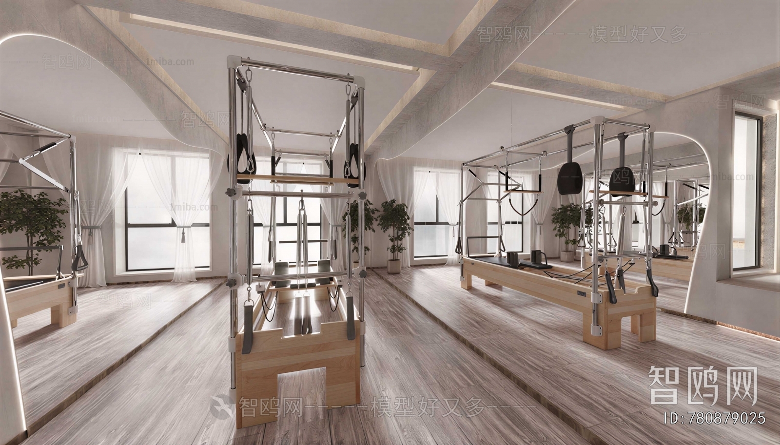 Modern Yoga Room