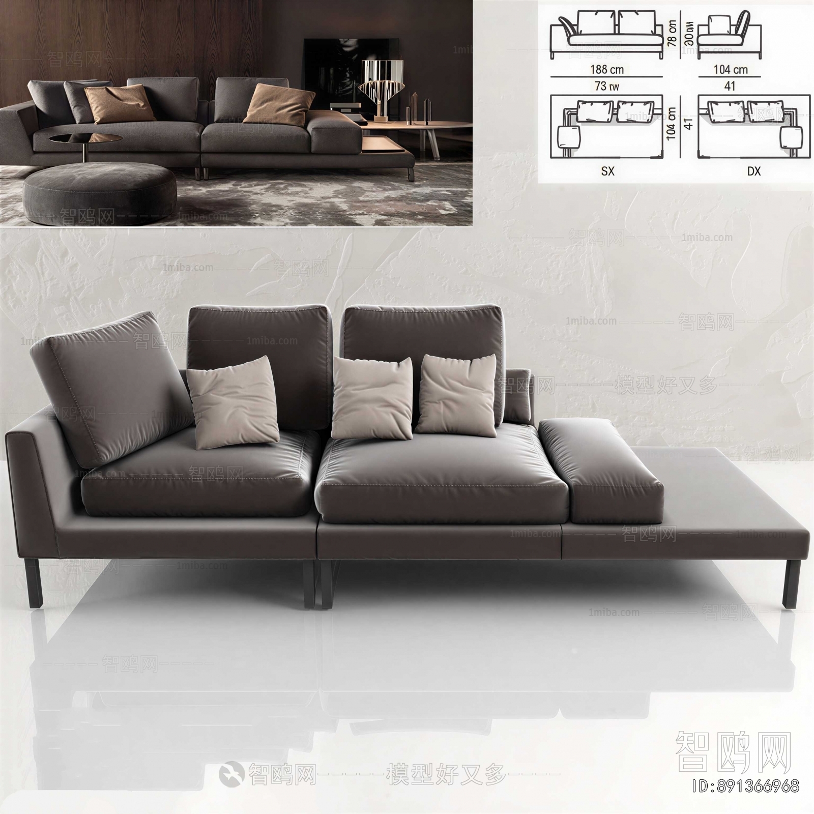 Modern A Sofa For Two