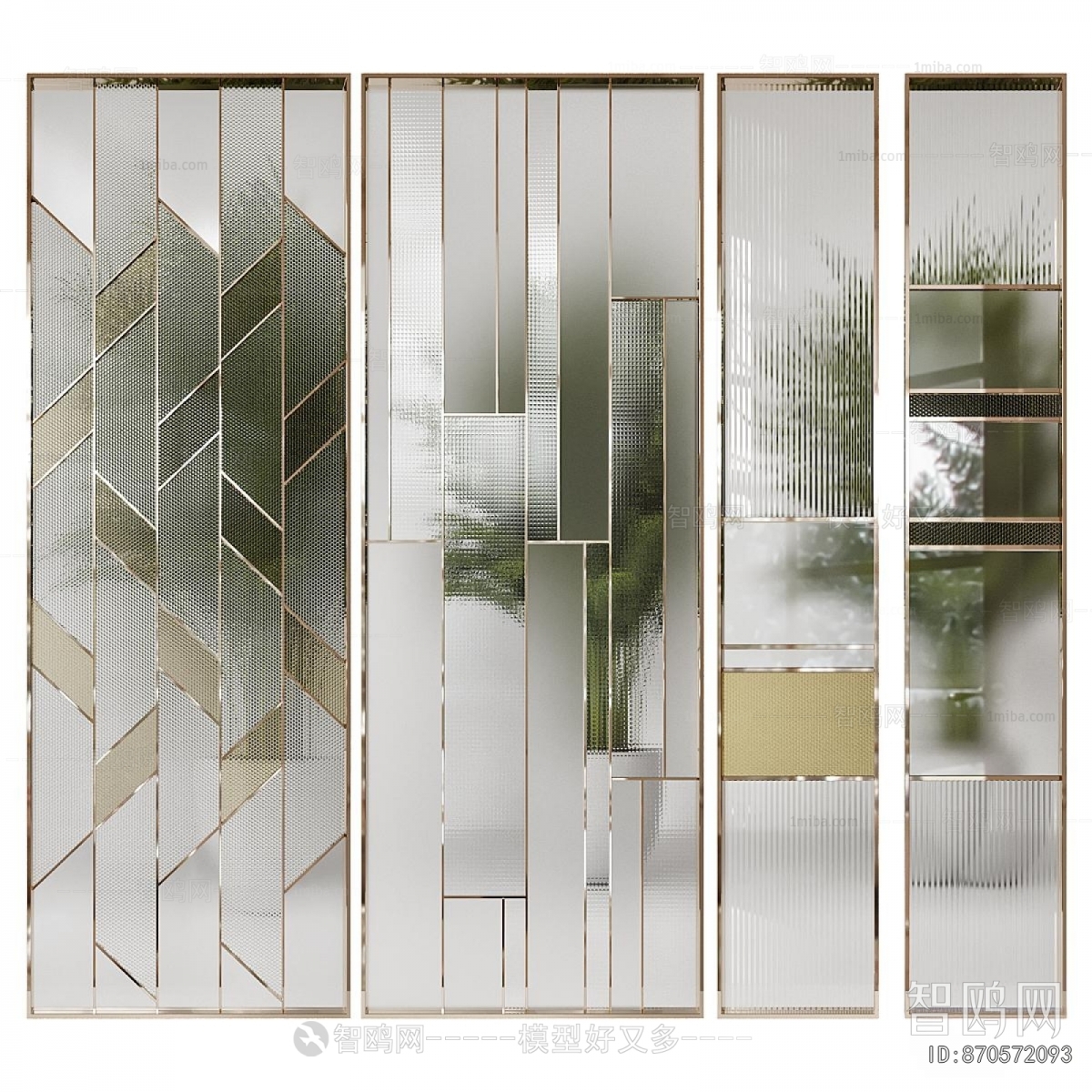Modern Glass Screen Partition