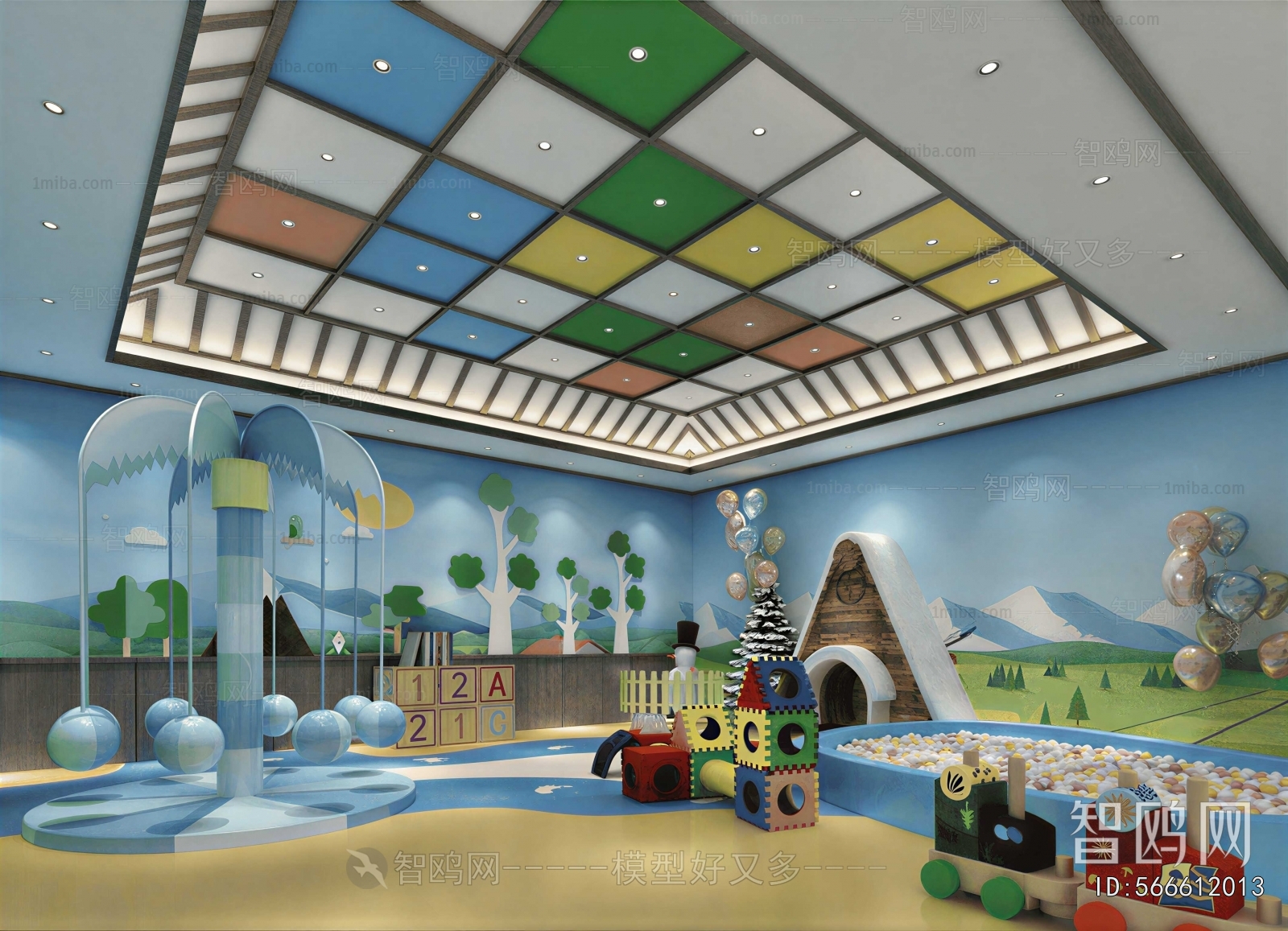 Modern Children's Playroom