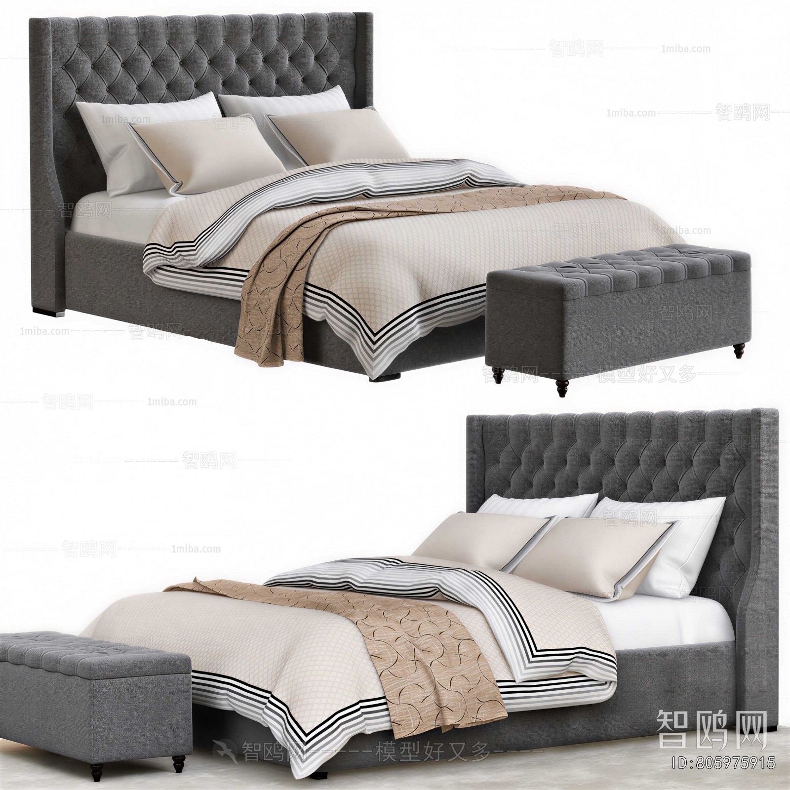 Modern Double Bed