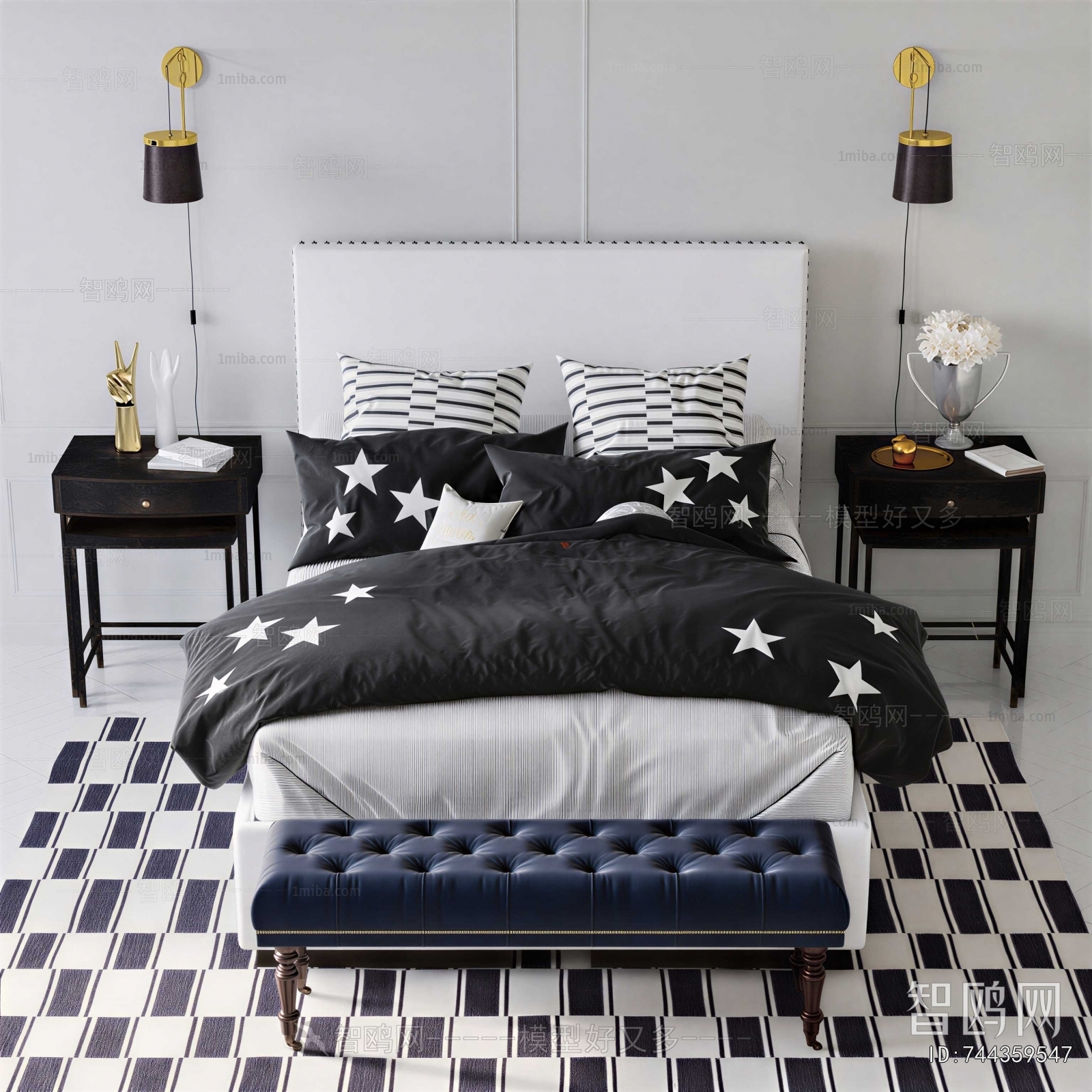 Modern Double Bed