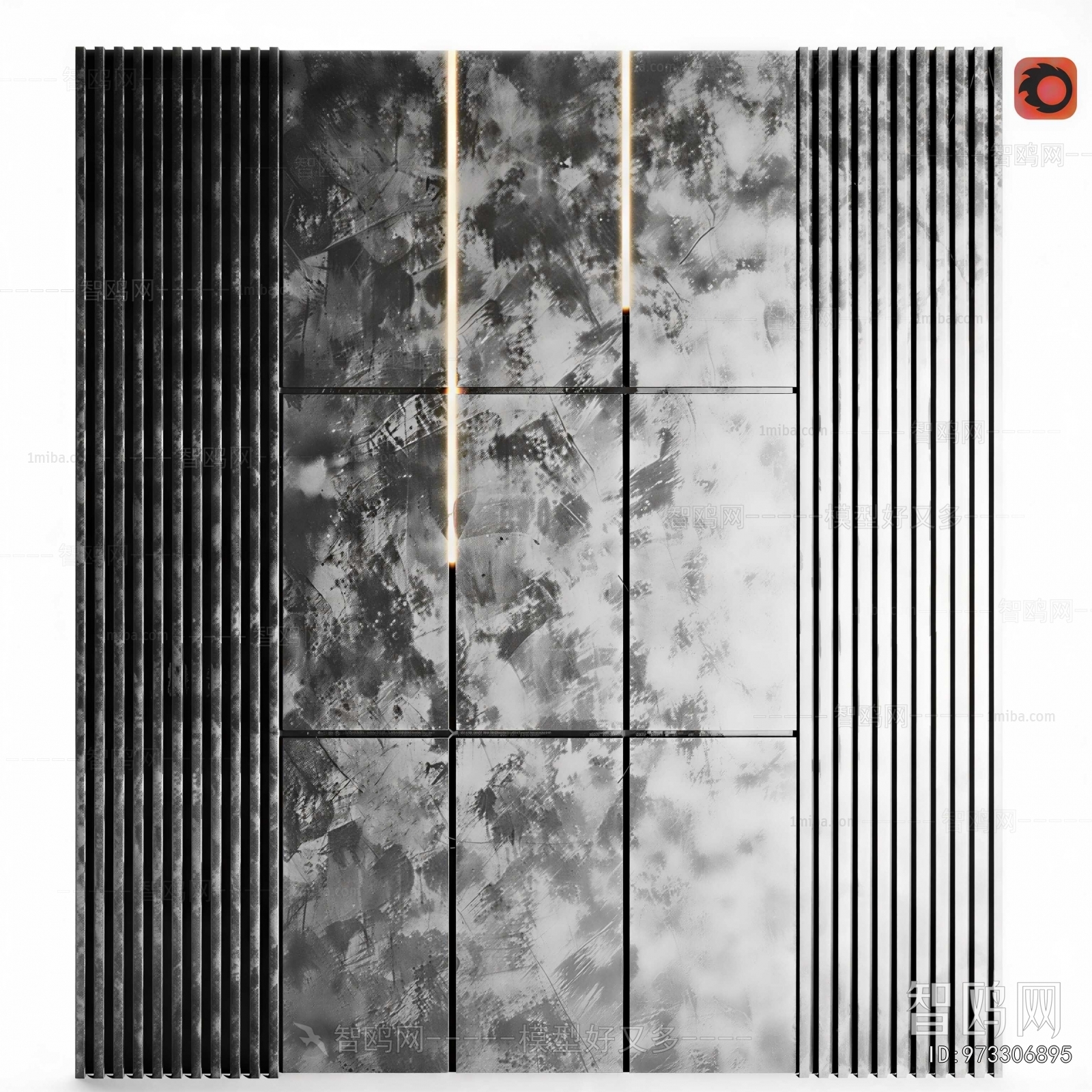 Industrial Style Wall Panel