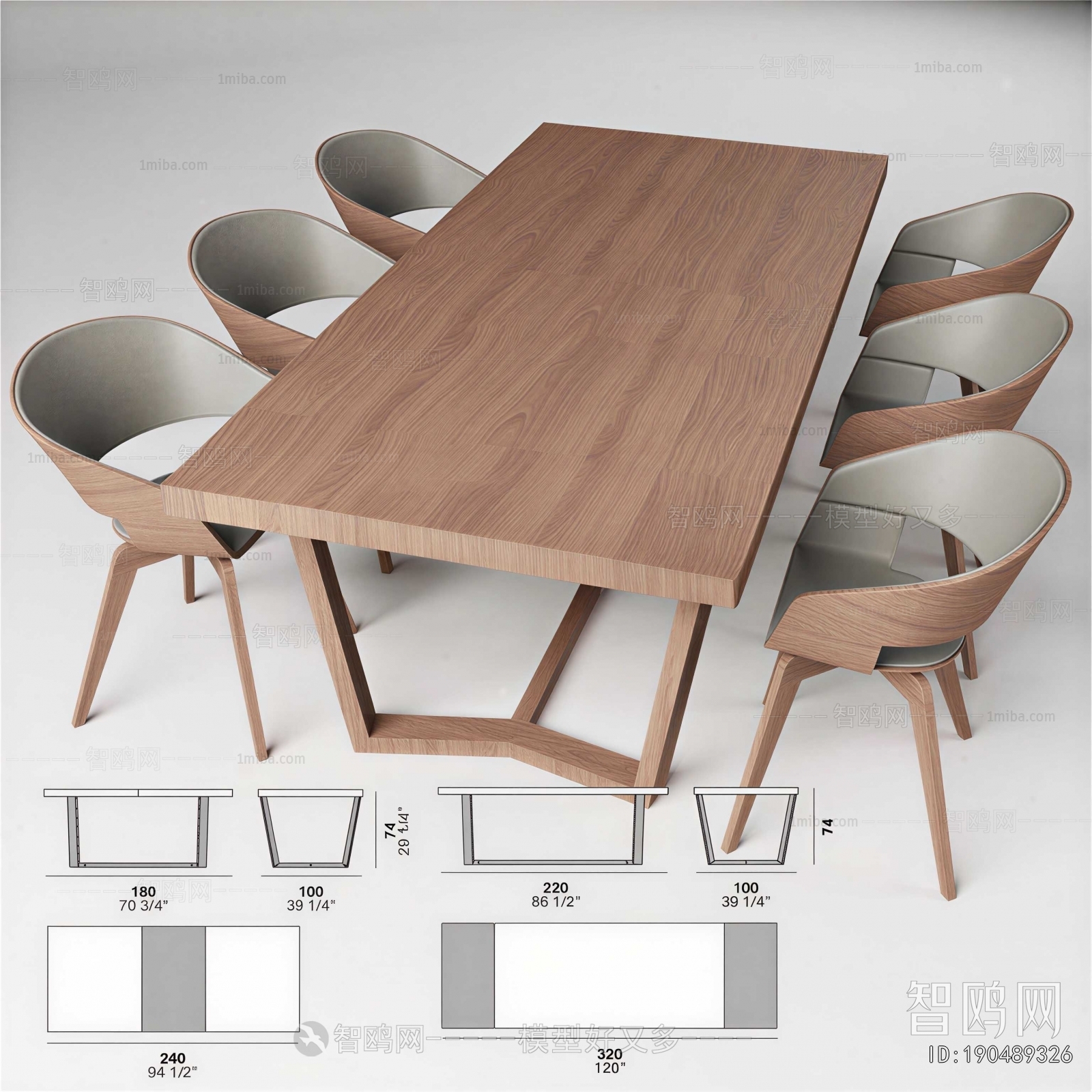 Nordic Style Dining Table And Chairs