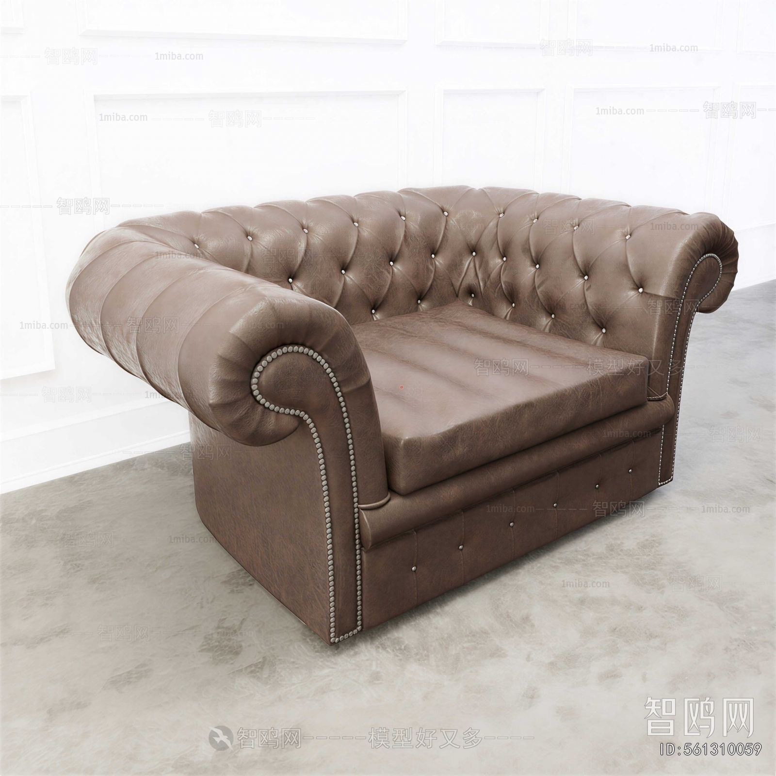 Retro Style Single Sofa