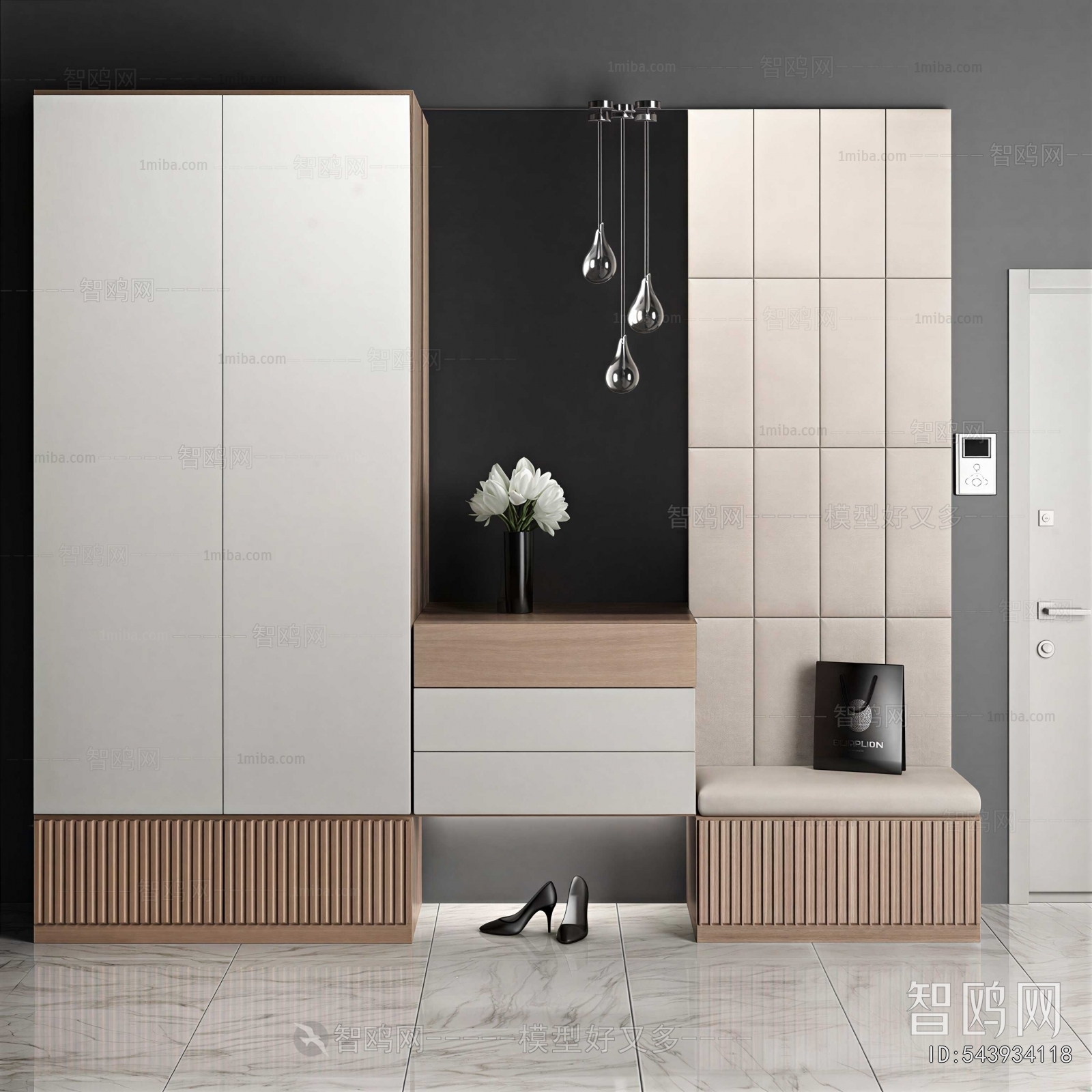 Modern Shoe Cabinet