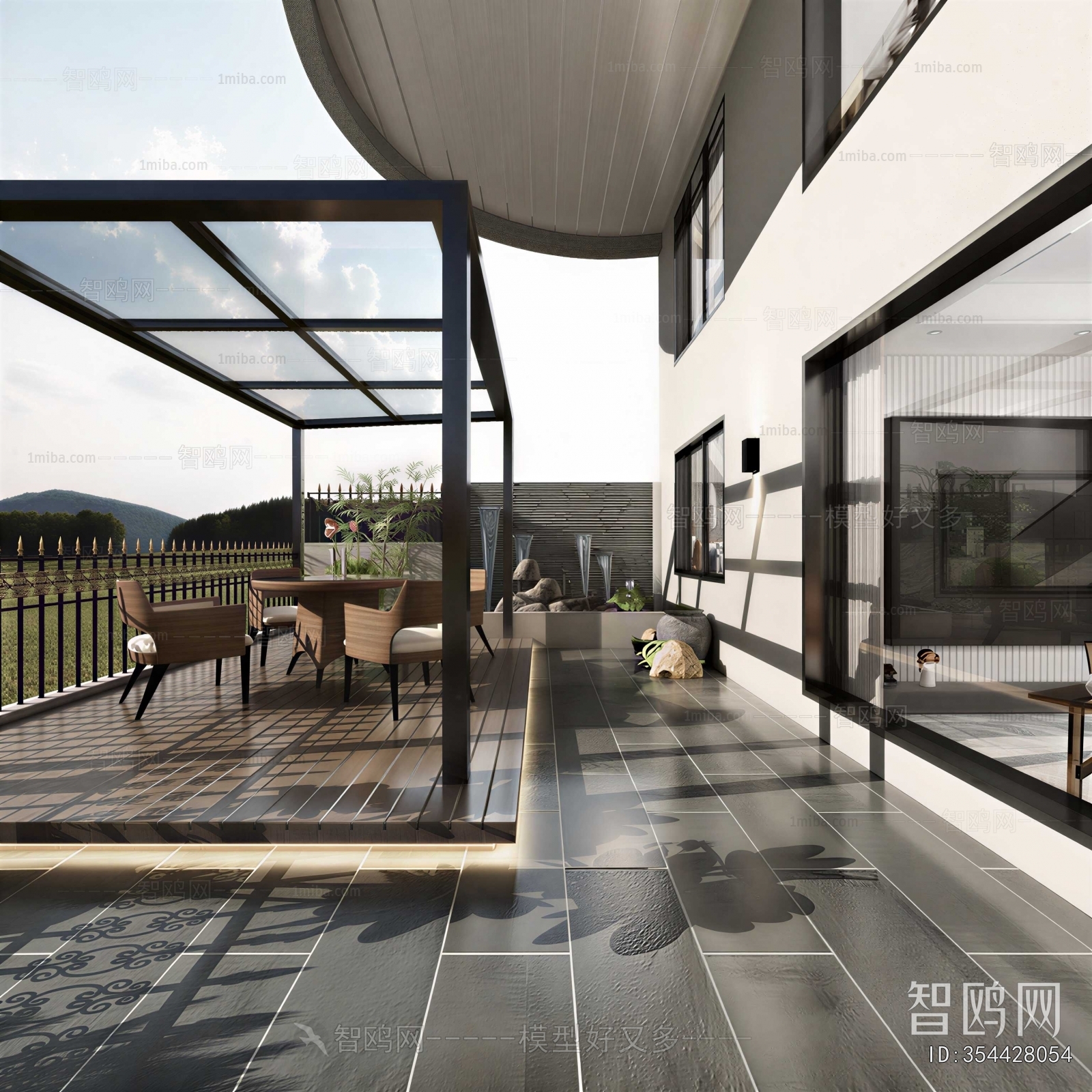 Modern Glass Sun Room