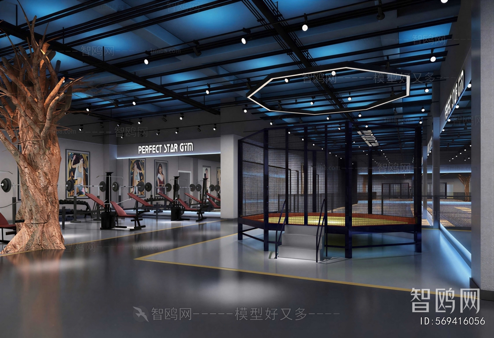 Industrial Style Gym