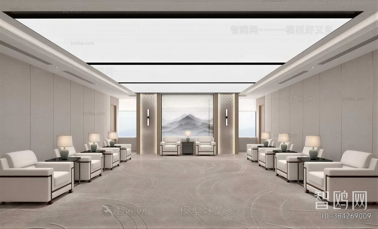New Chinese Style Reception Room