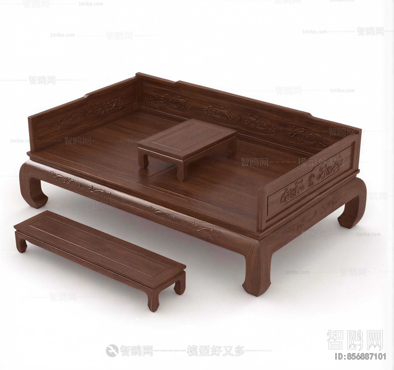 New Chinese Style Arhat Bed