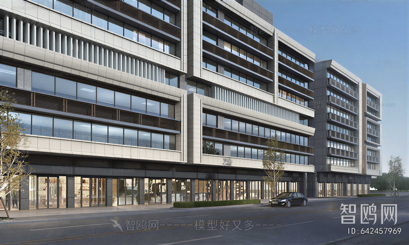 Modern Appearance Of Commercial Building