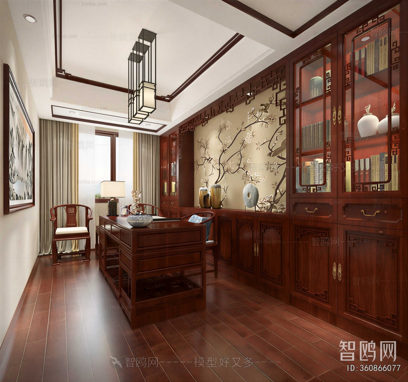 Chinese Style Study Space