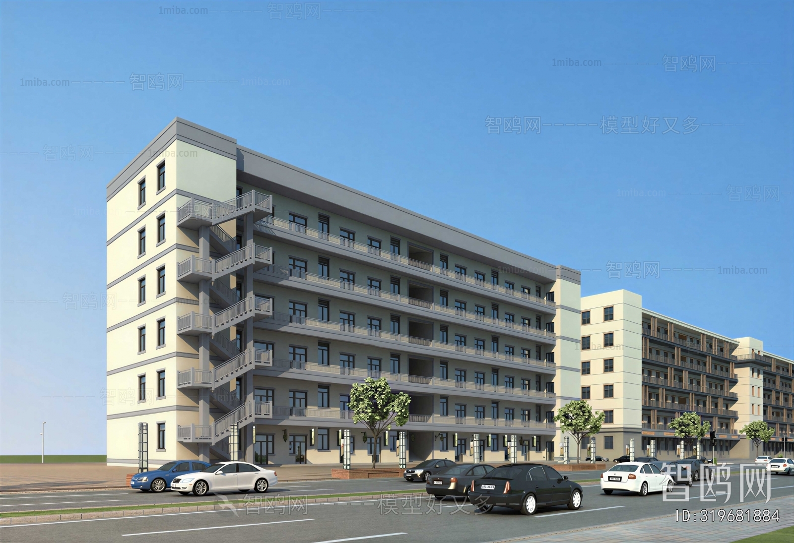 Modern Appearance Of Commercial Building