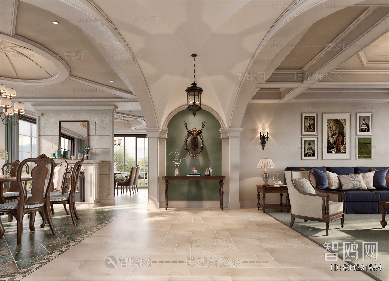 European Style A Living Room