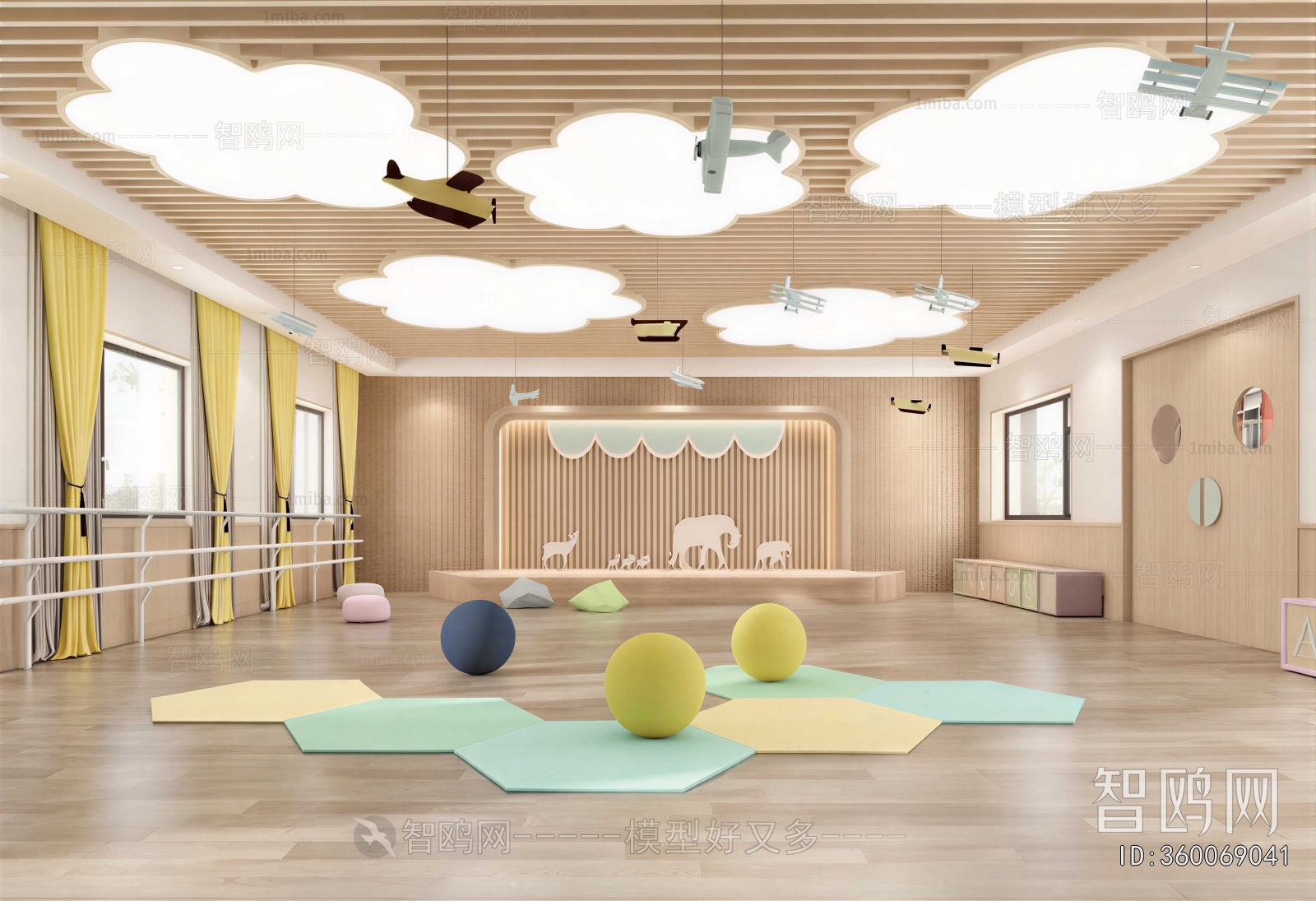 Modern Children's Playroom