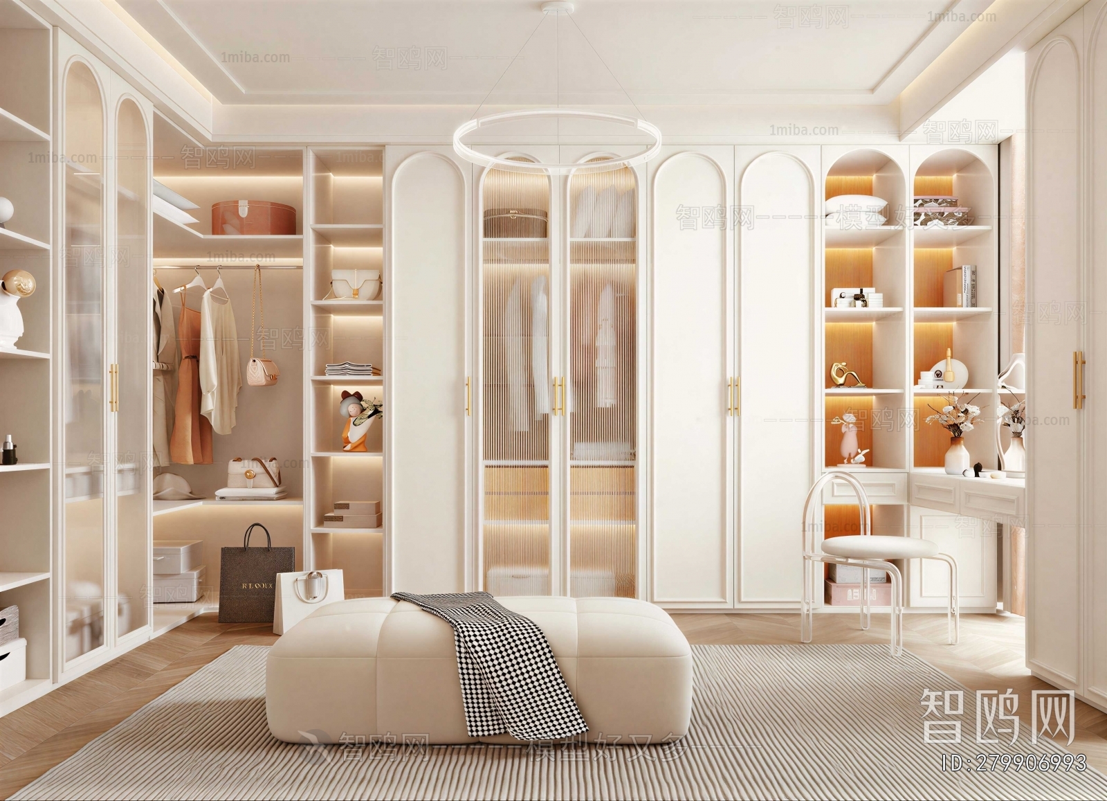 Modern Clothes Storage Area