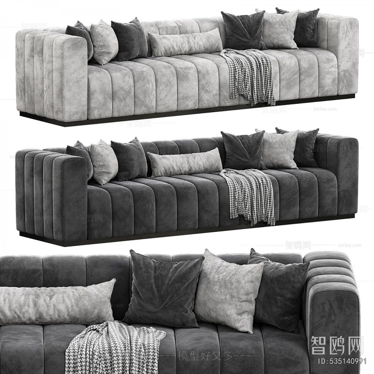Modern Three-seat Sofa