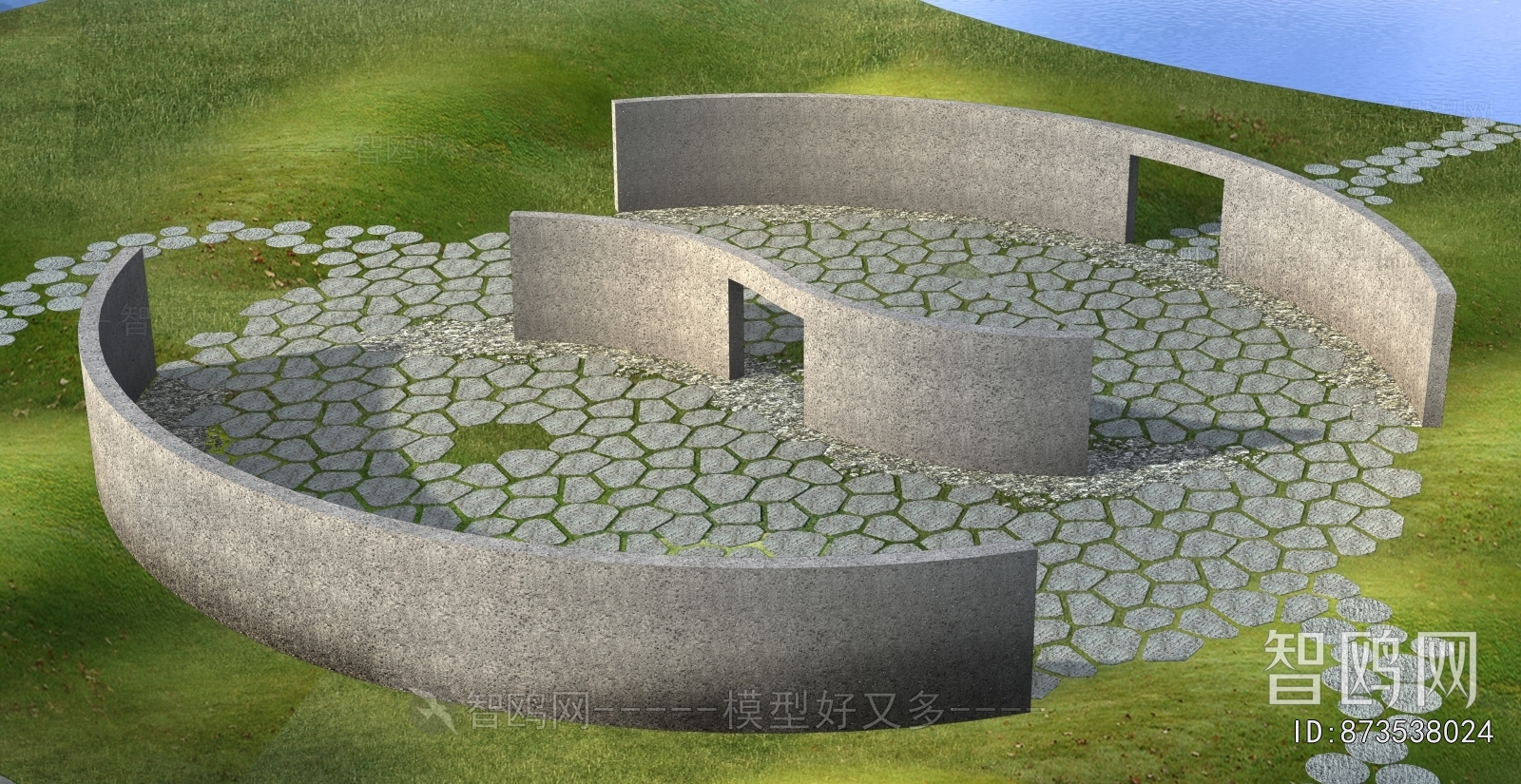 Chinese Style Building Component