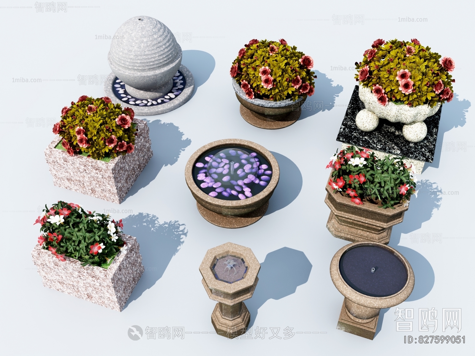 Modern Flower Bed, Flower Bowl, Flower Box