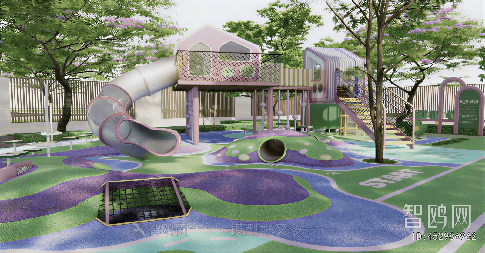 Modern Park Landscape