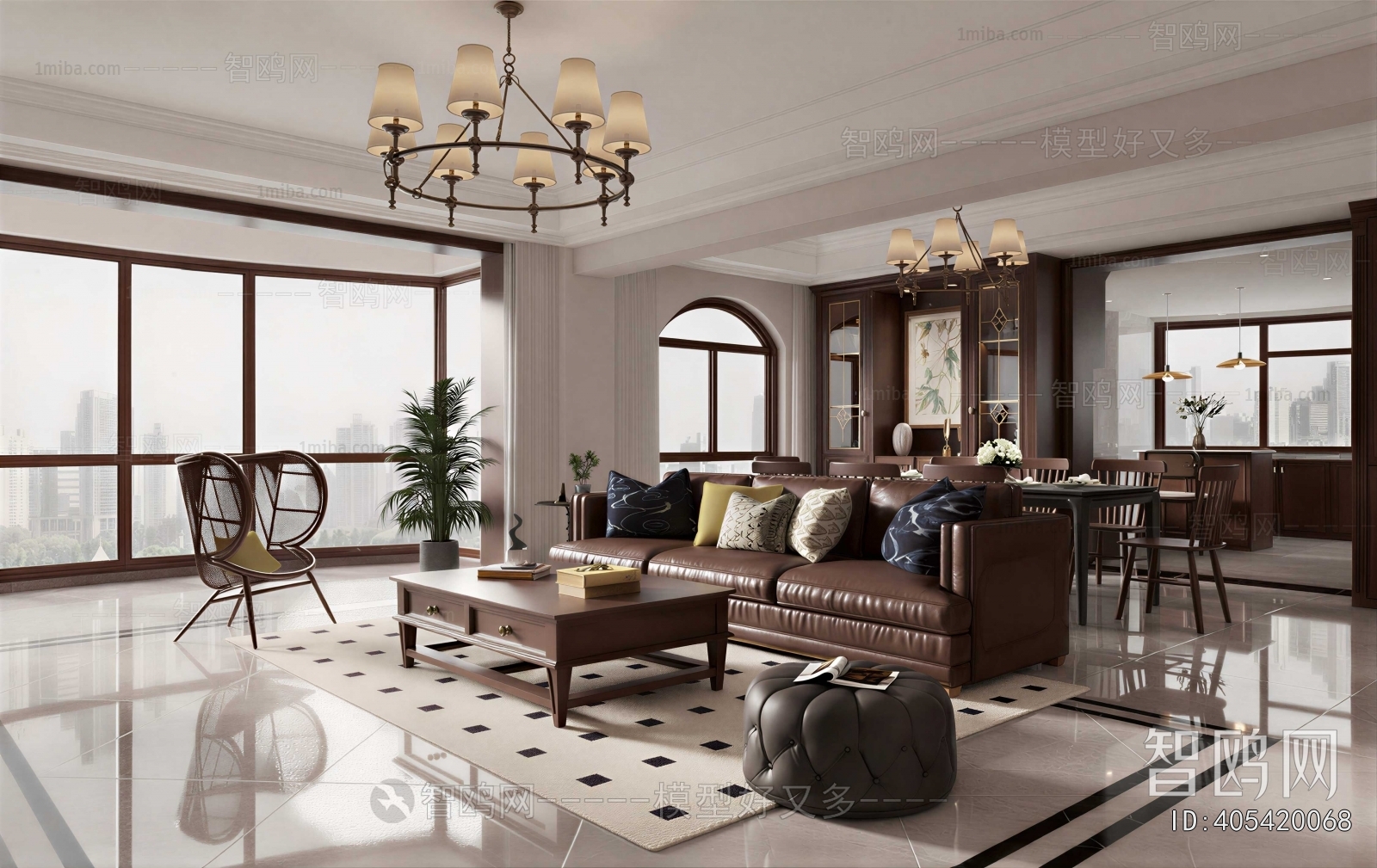 American Style A Living Room