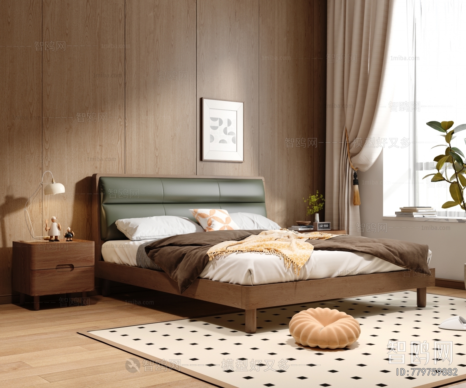 Modern Double Bed