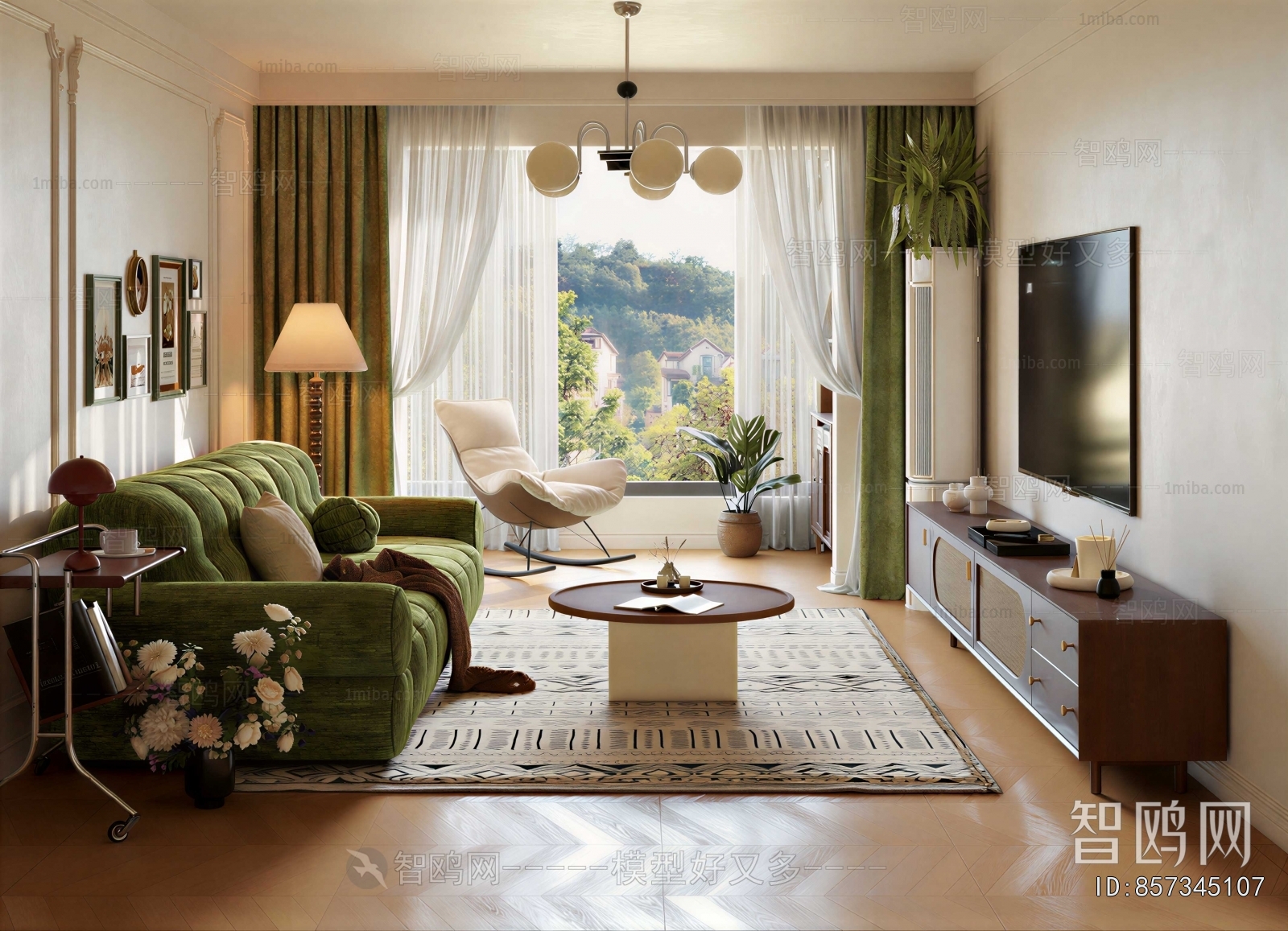 American Style A Living Room