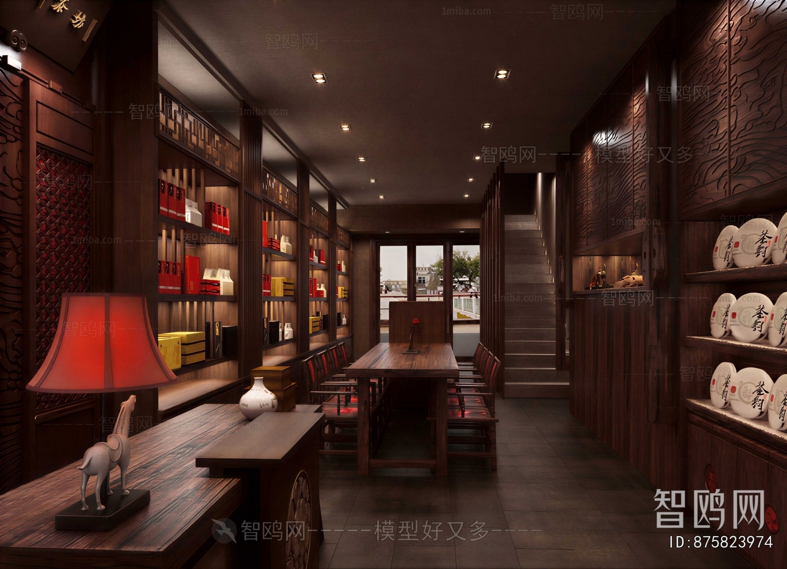 New Chinese Style Teahouse Tea House