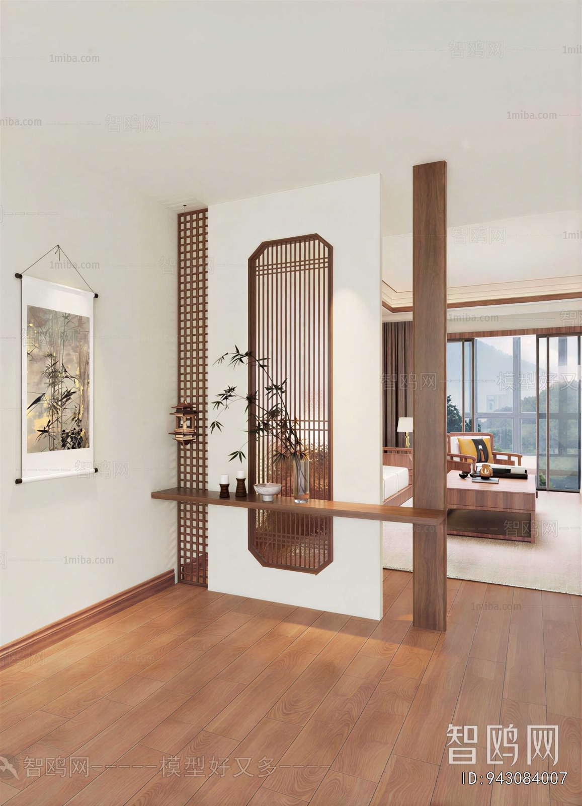 New Chinese Style Hallway
