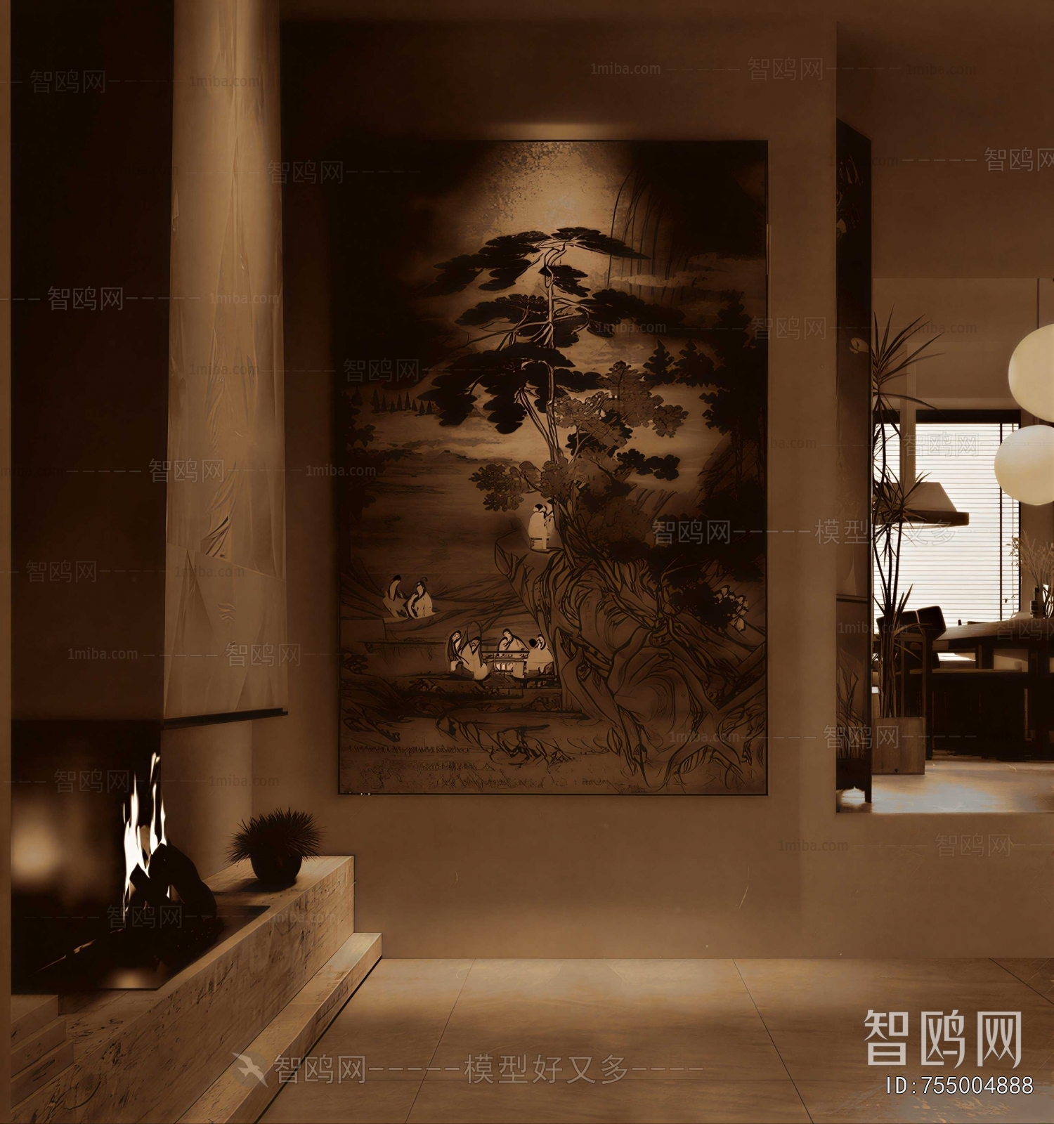 New Chinese Style Painting