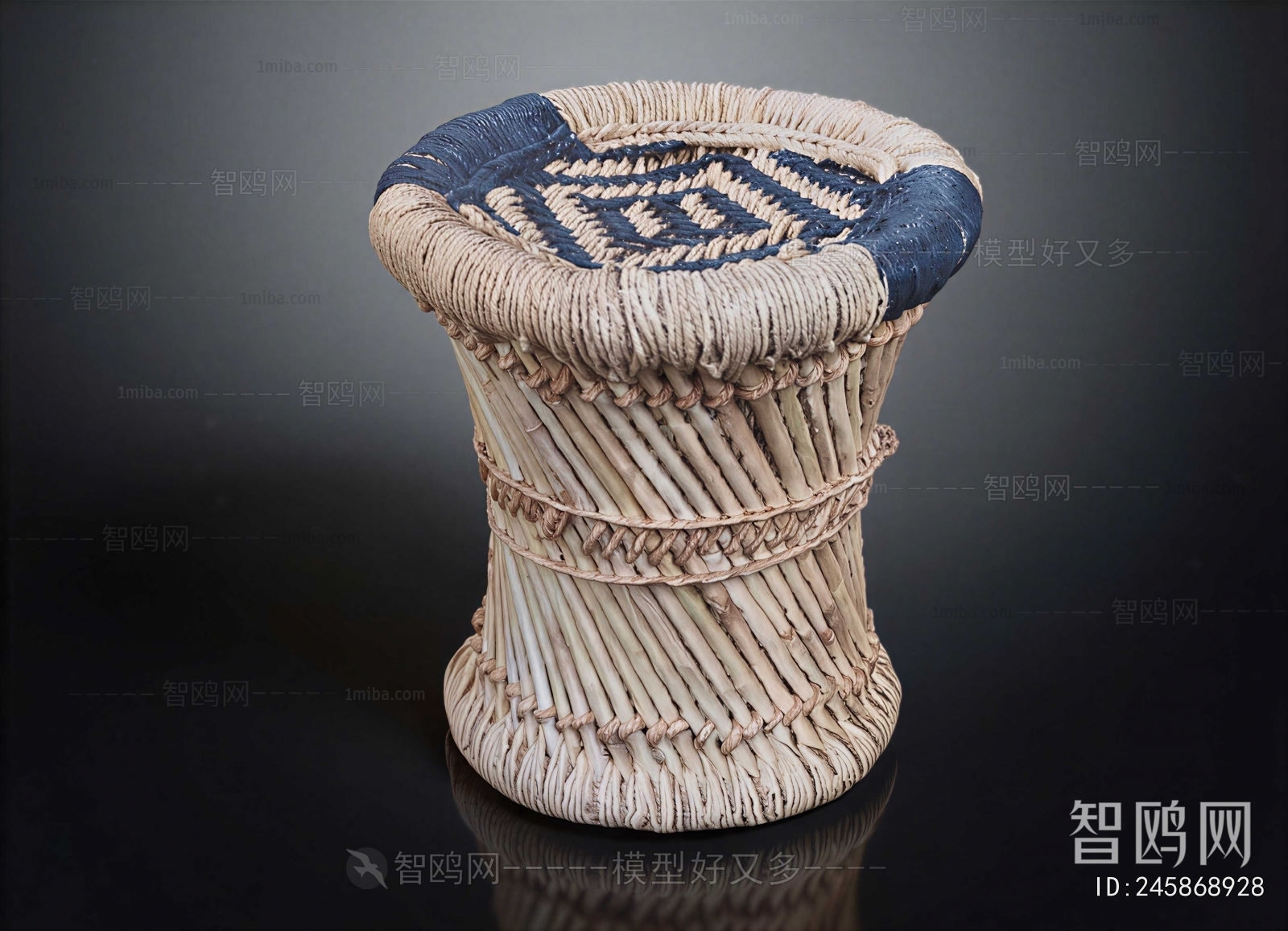 Wabi-sabi Style Stool