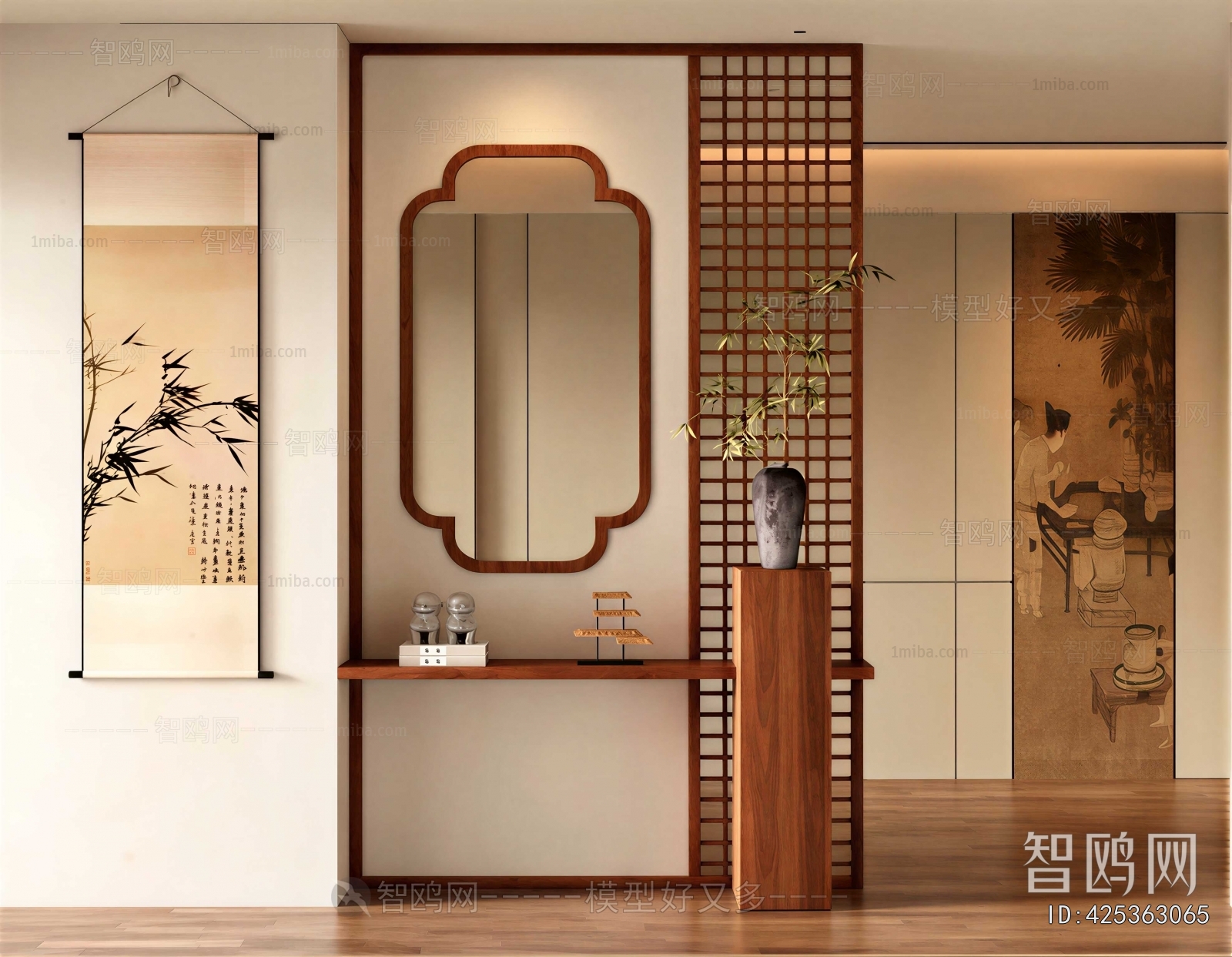New Chinese Style Hallway