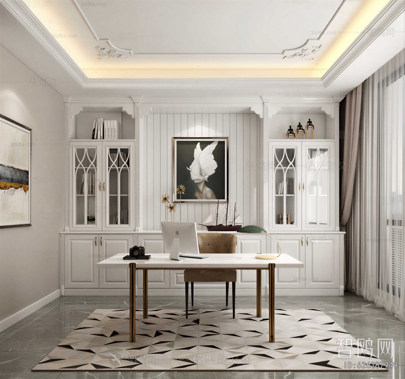 French Style Study Space