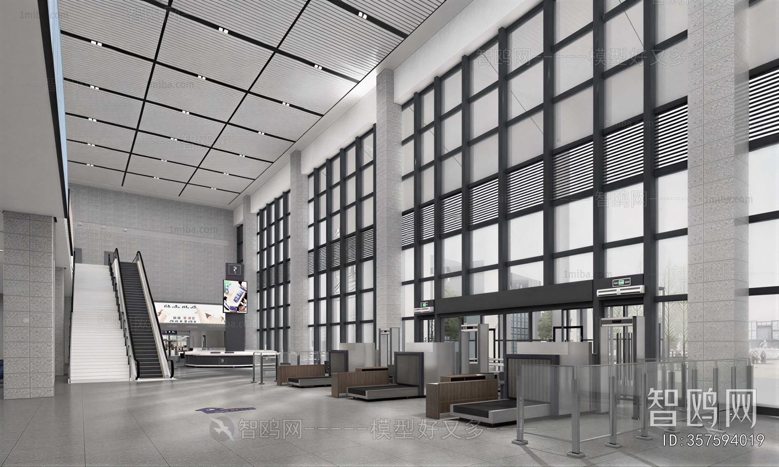 Modern Office Reception Desk