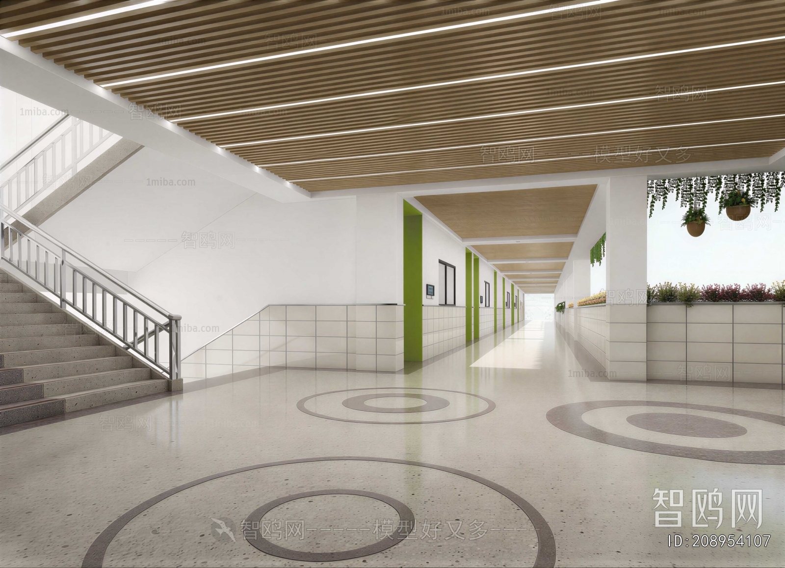 Modern Office Aisle