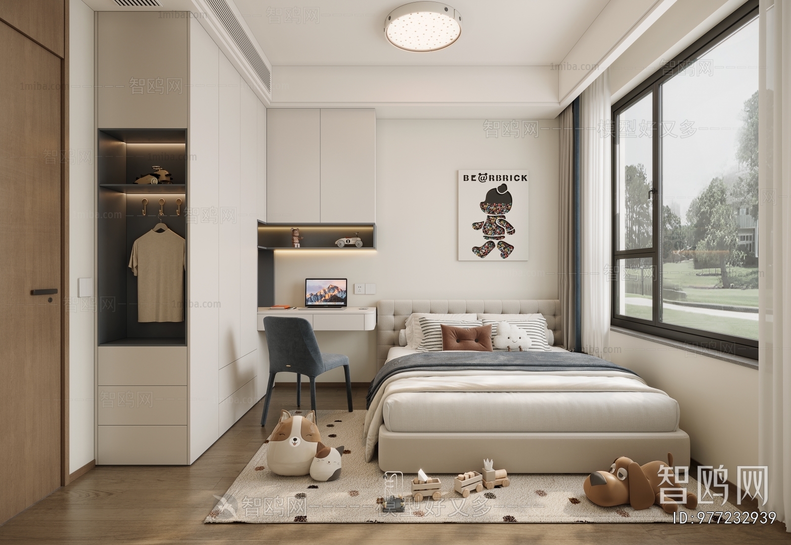 Modern Boy's Room And Son's Room