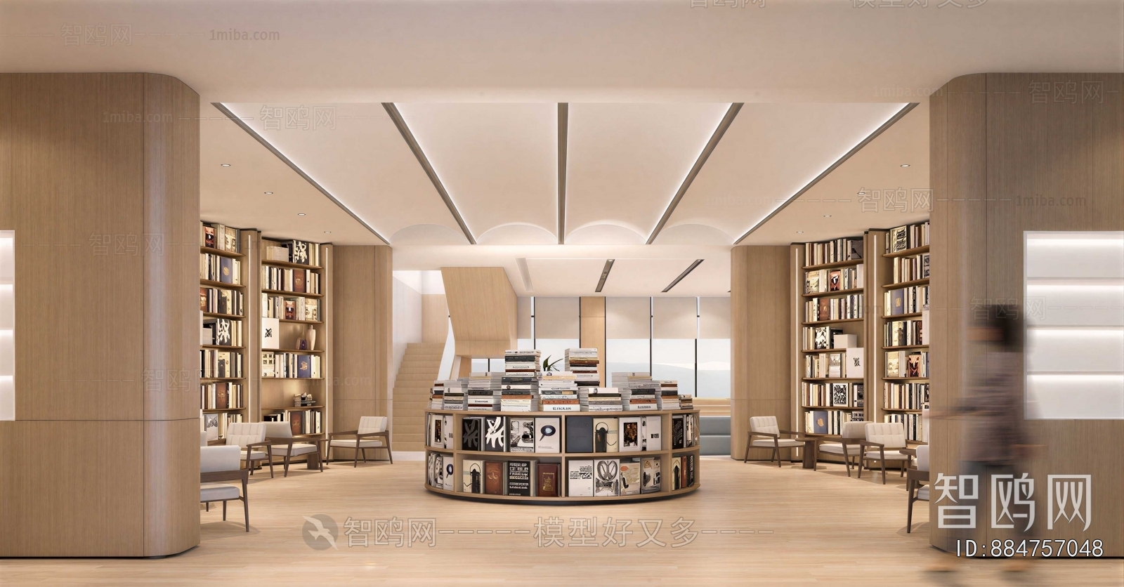Modern Bookstore Book Bar