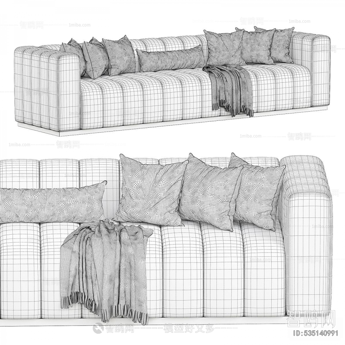 Modern Three-seat Sofa