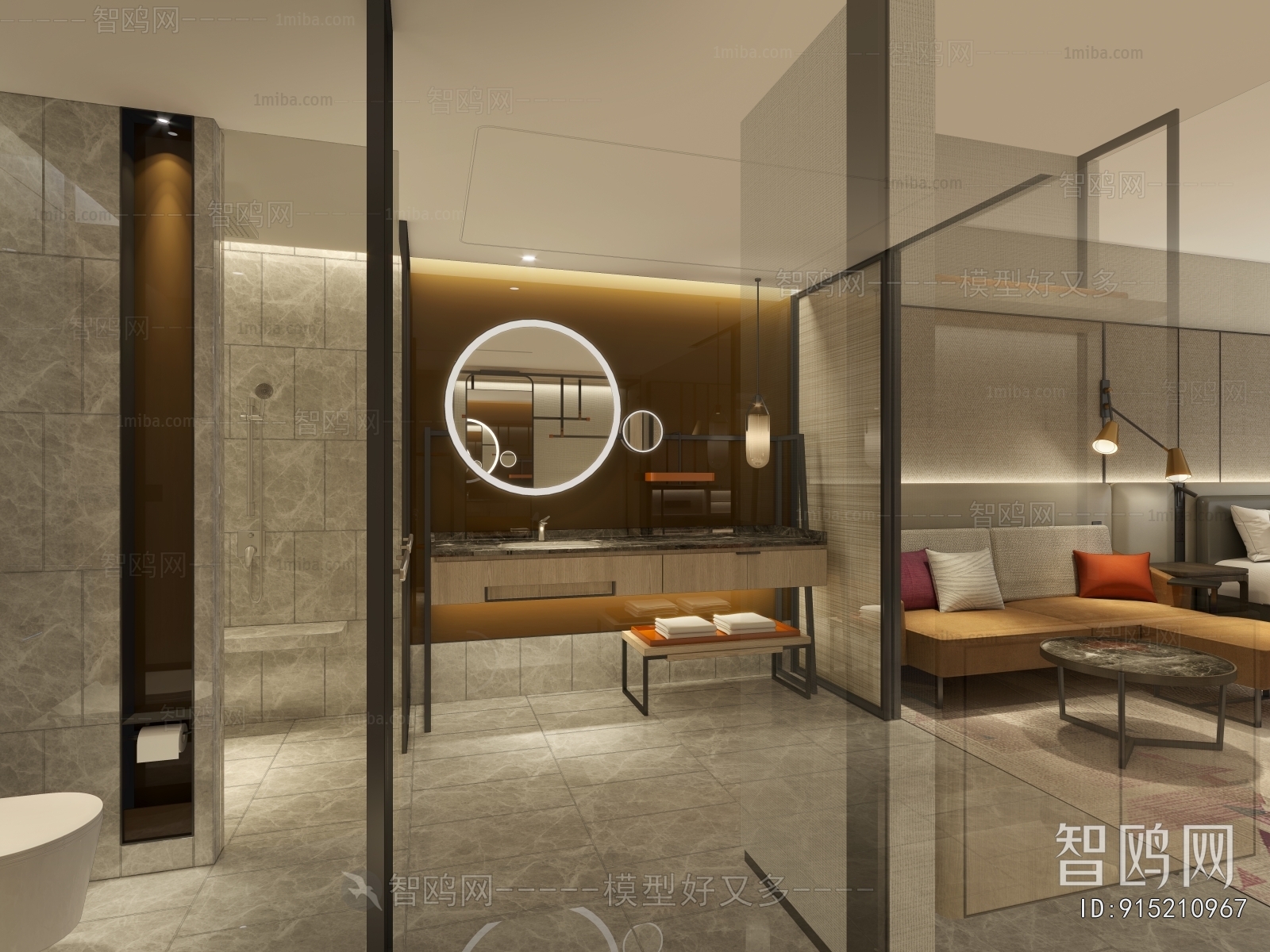 Modern Guest Room
