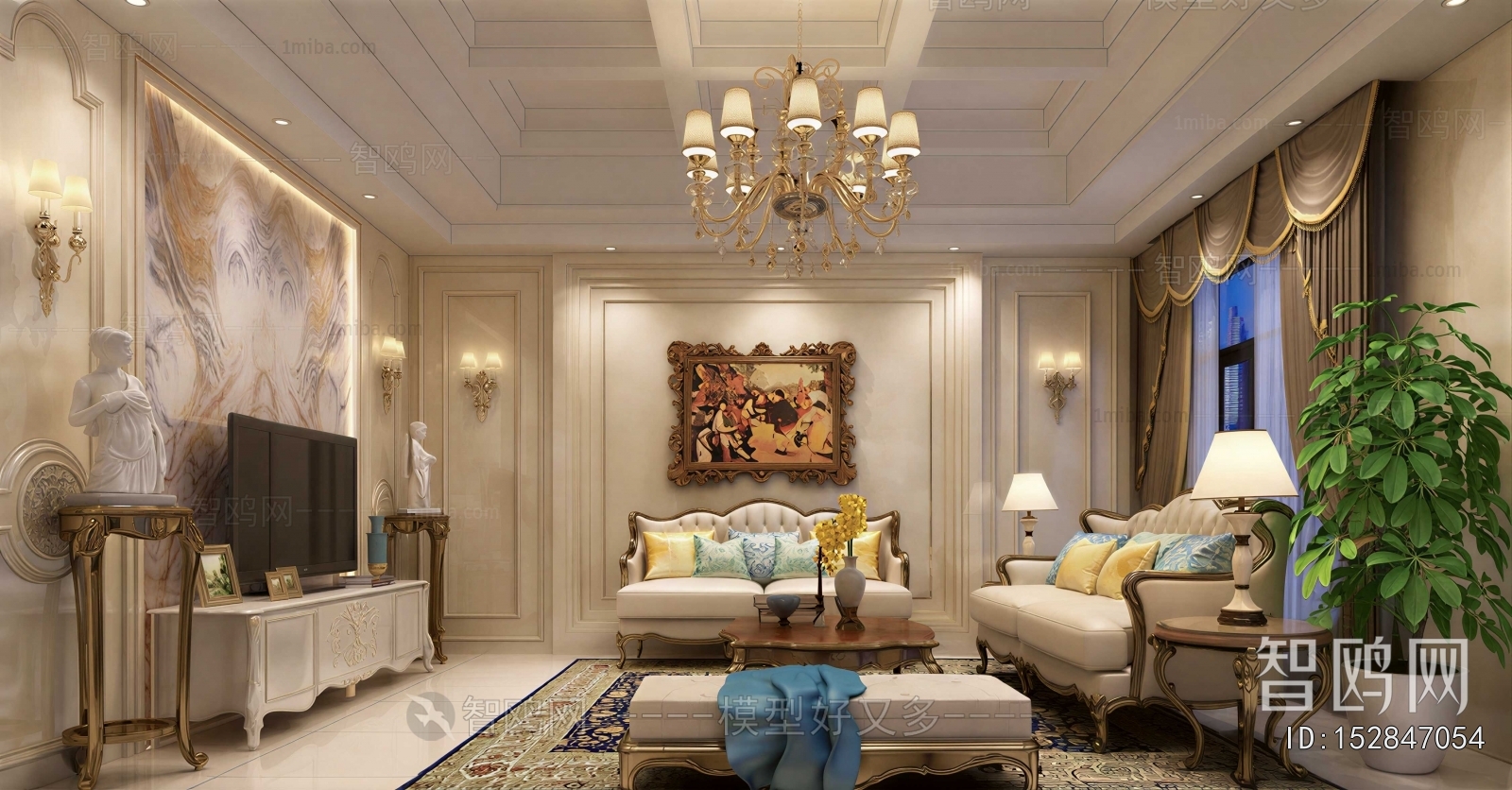 European Style A Living Room