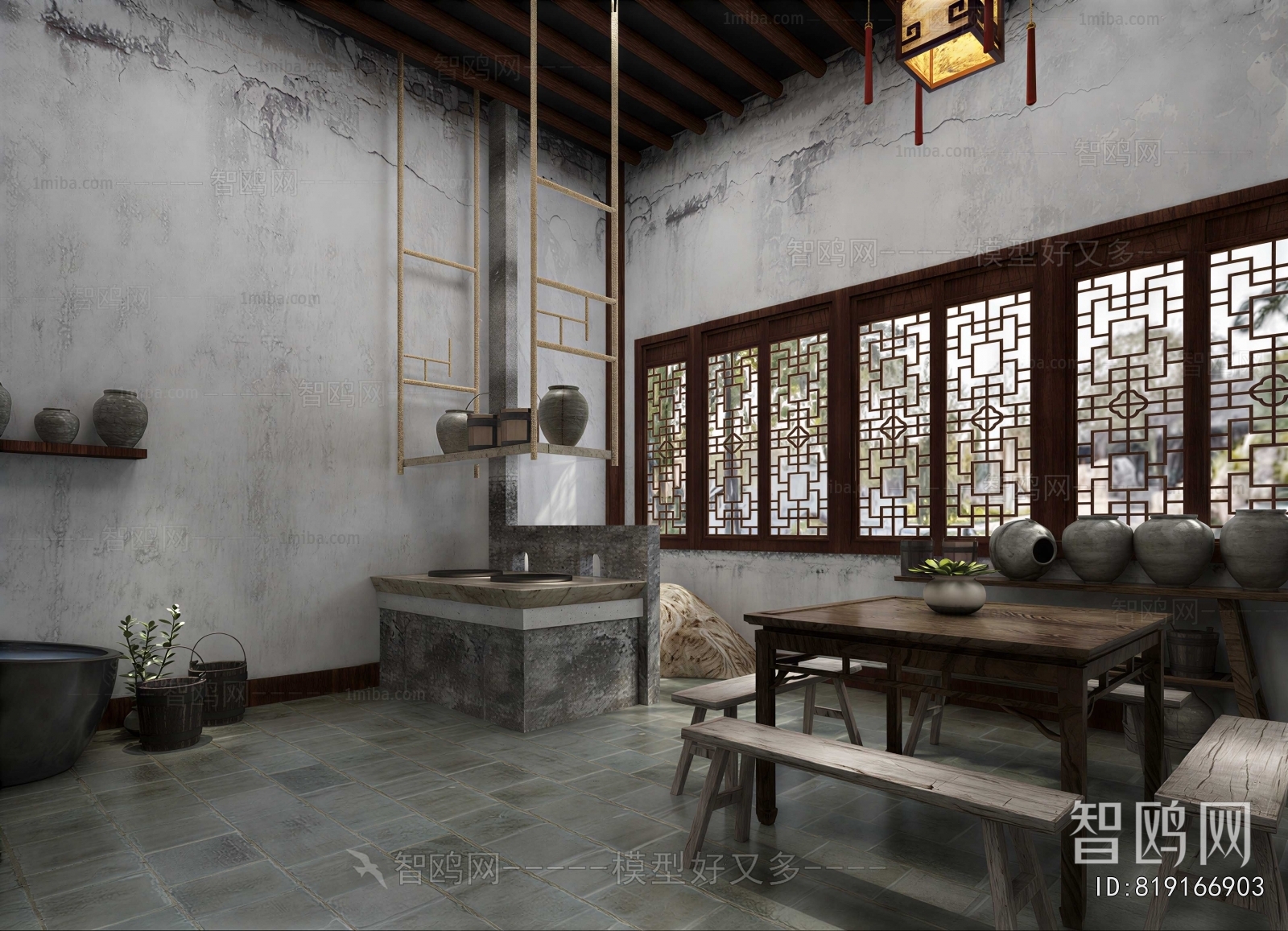 New Chinese Style The Kitchen