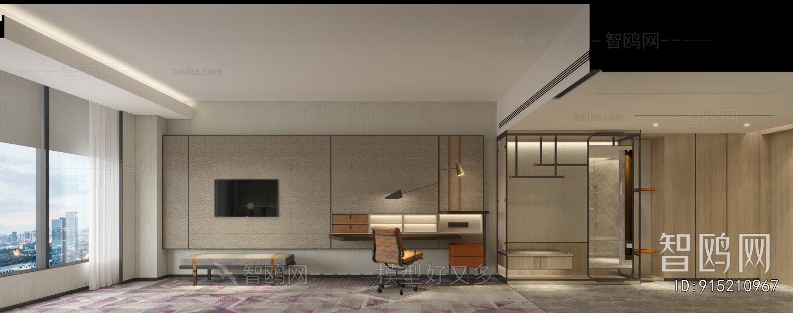 Modern Guest Room