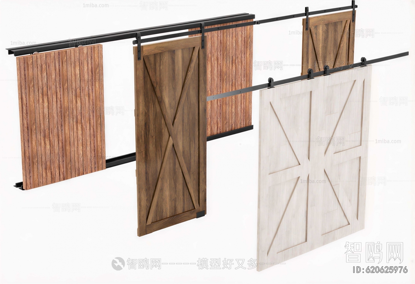 Industrial Style Sliding Door