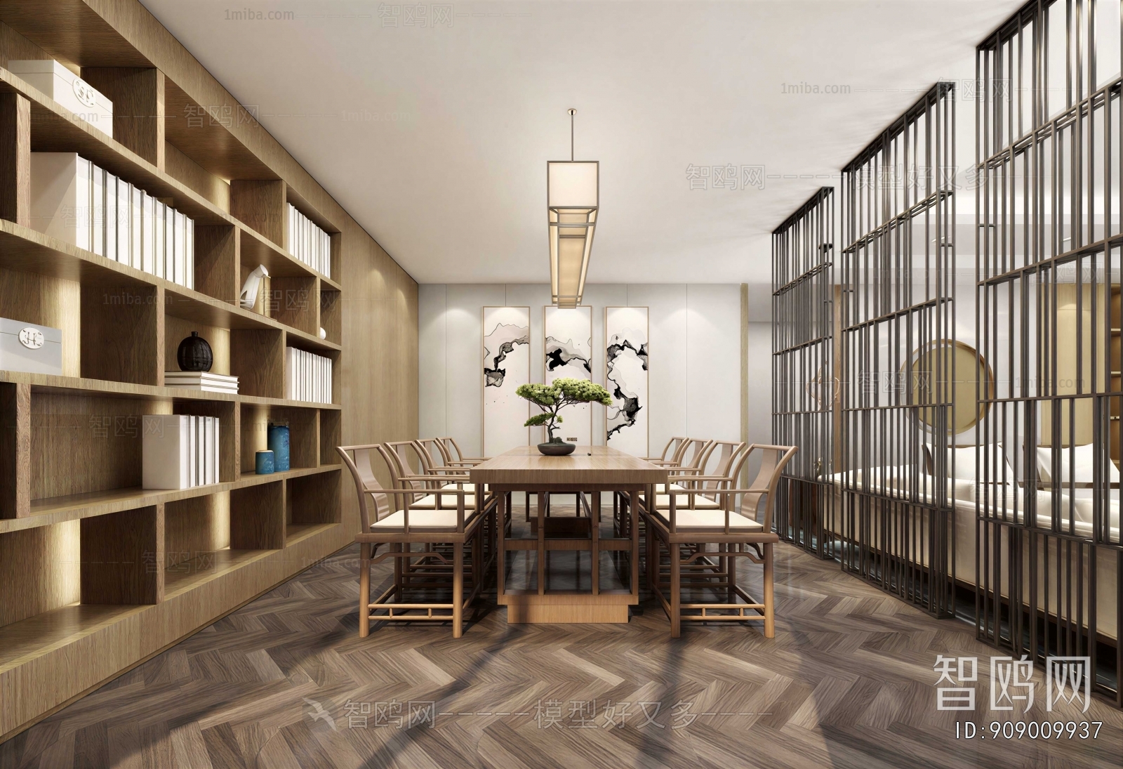 New Chinese Style Dining Room