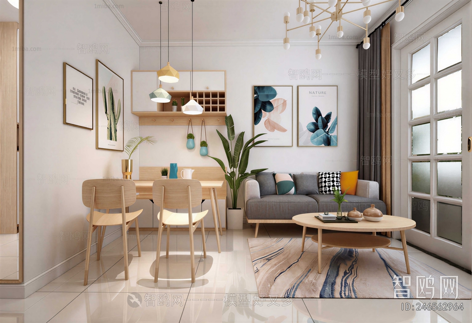 Nordic Style A Living Room