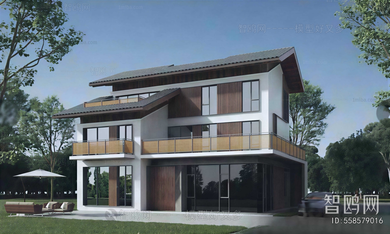 New Chinese Style Detached Villa