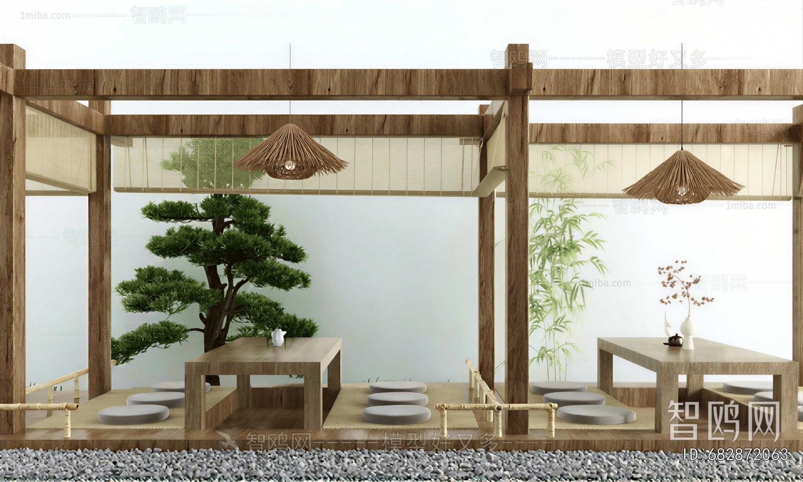 Japanese Style Courtyard/landscape