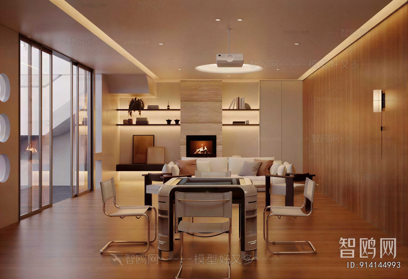 Modern Chess And Card Room