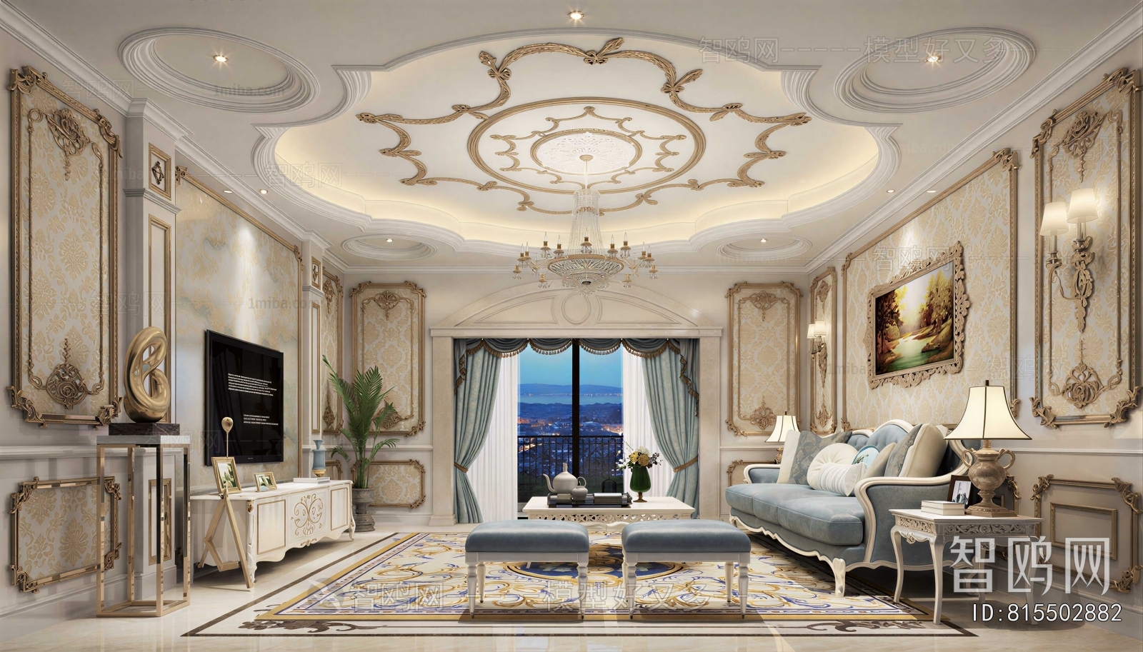 European Style A Living Room