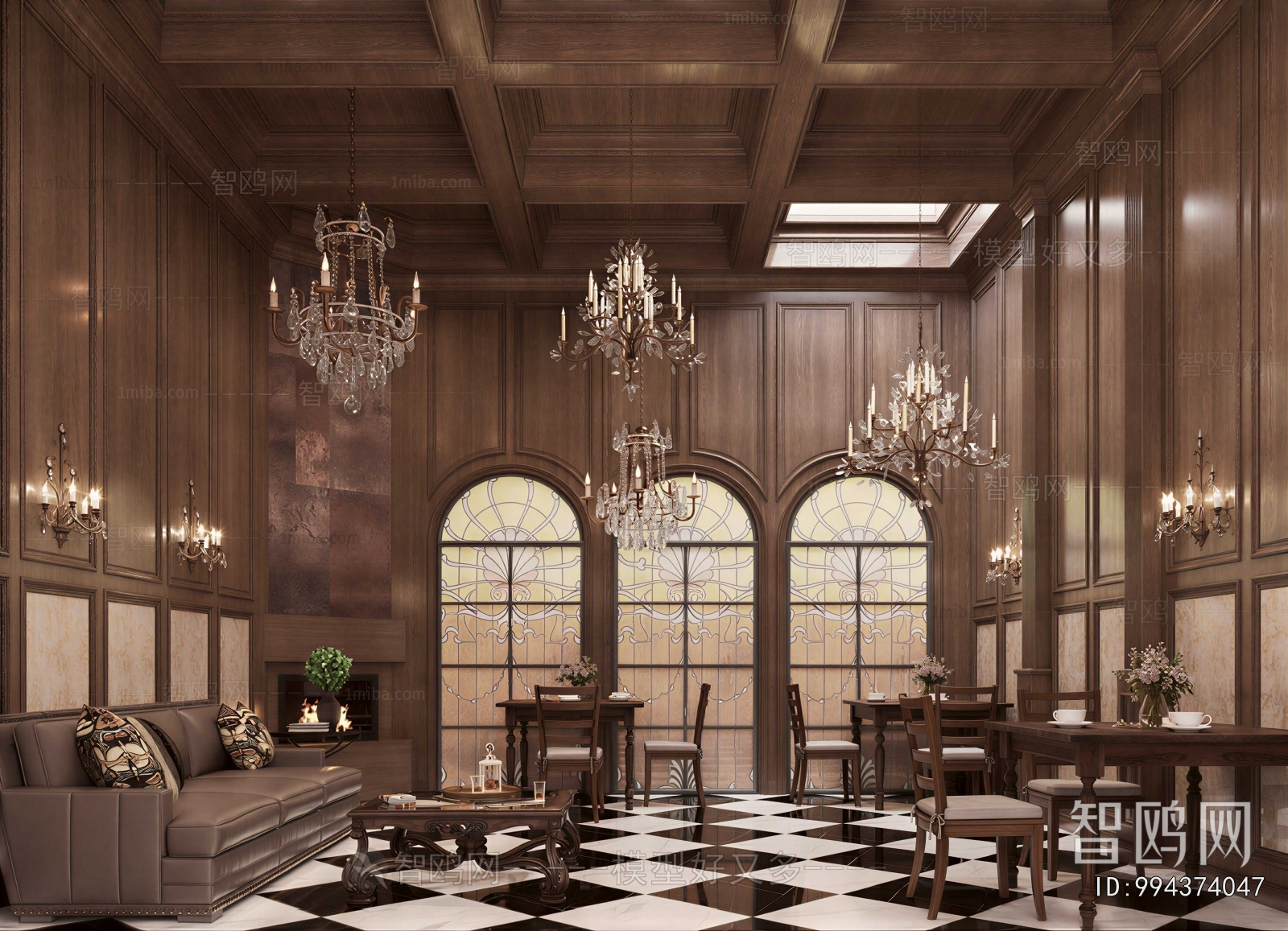 European Style A Living Room